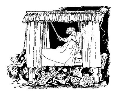 The Golden Ball (Arthur Rackham)